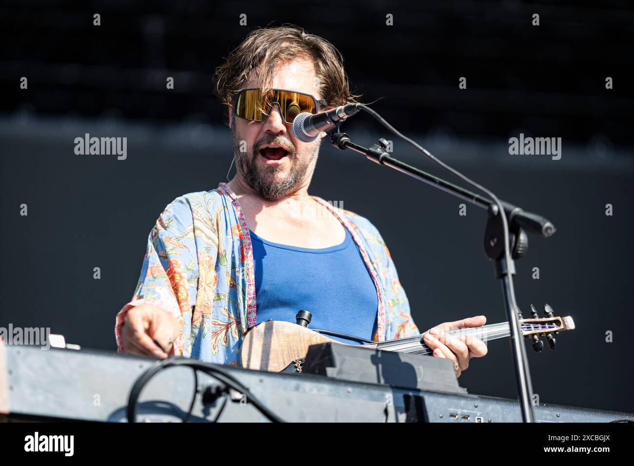 Deus in concerto al Firenze Rocks 2024. Foto di Davide Merli Foto Stock