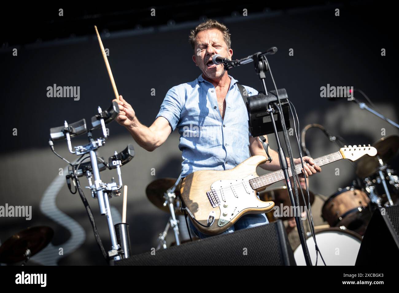 Deus in concerto al Firenze Rocks 2024. Foto di Davide Merli Foto Stock