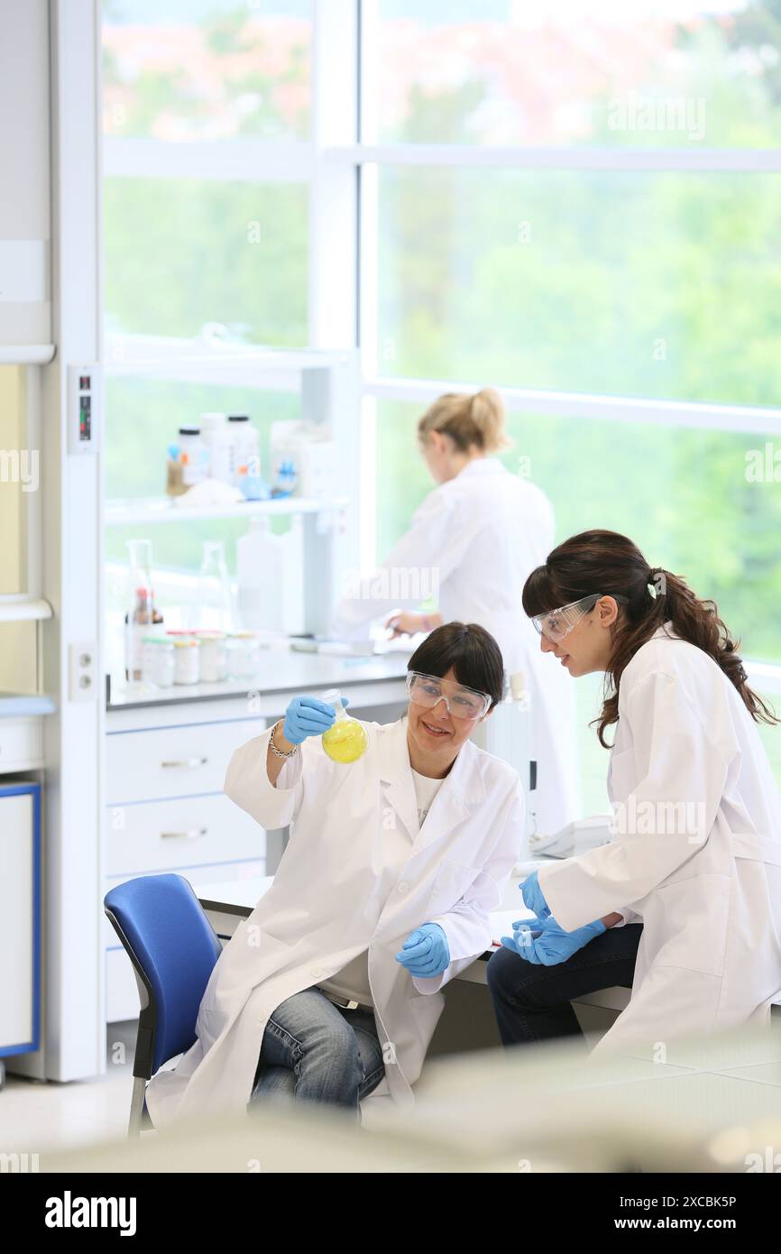 Shinthesis Lab, Research Laboratory, R&D+i, progettazione e sintesi di nuove entità chimiche con applicazioni terapeutiche in oncologia, scoperta e sviluppo Foto Stock