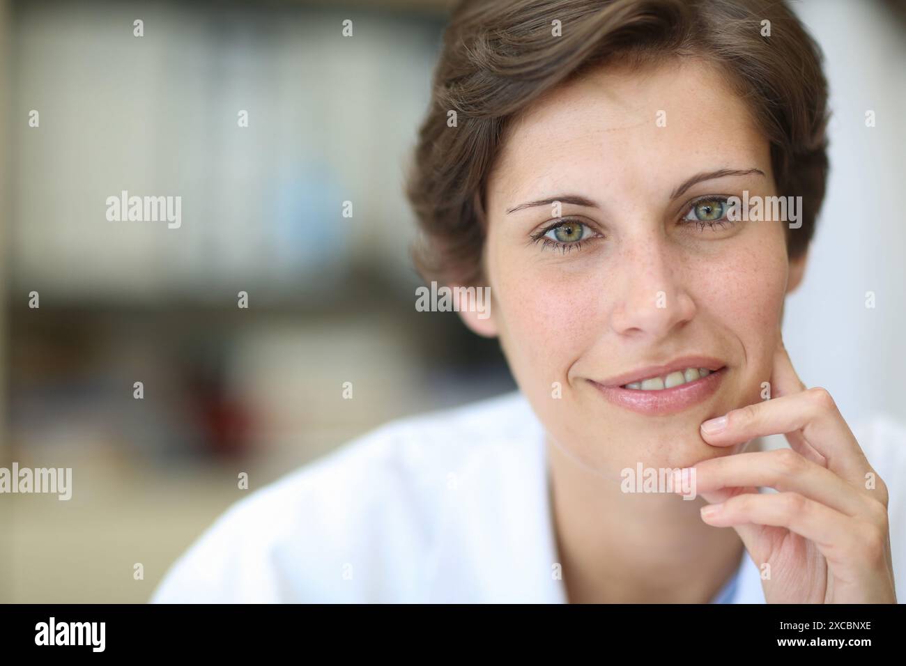 Ricercatori, ufficio, Fondazione Tecnalia, Technology and Research Centre, San Sebastian Technological Park, Donostia, Gipuzkoa, Paesi Baschi, Spagna Foto Stock