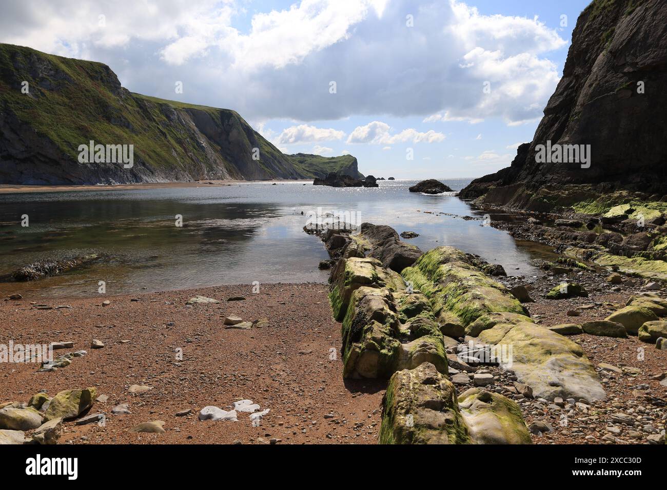 Man o War Bay, Dorset Foto Stock