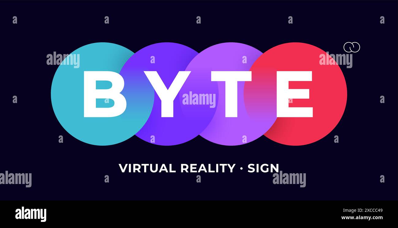 Segno, cerchio. Simbolo astratto Illustrazione Vettoriale