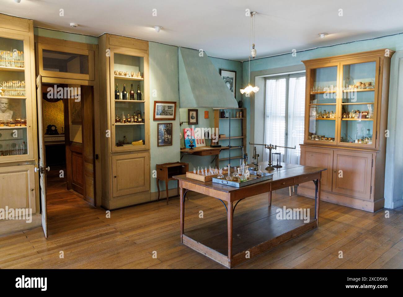 Fa parte del laboratorio di Louis Pasteur, Arbois, Francia Foto Stock