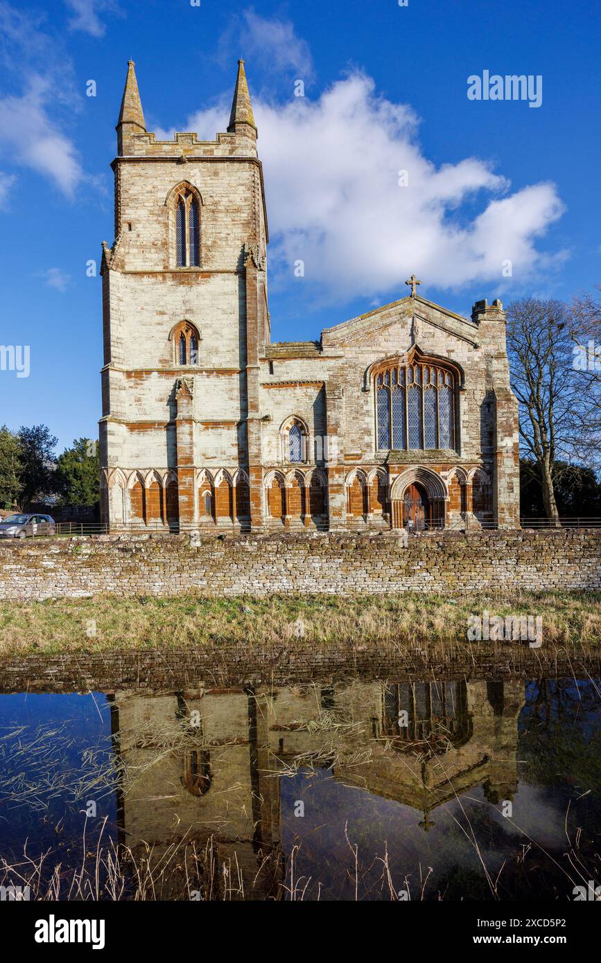 St Mary the Virgin Church, Canons Ashby, Inghilterra, Regno Unito Foto Stock