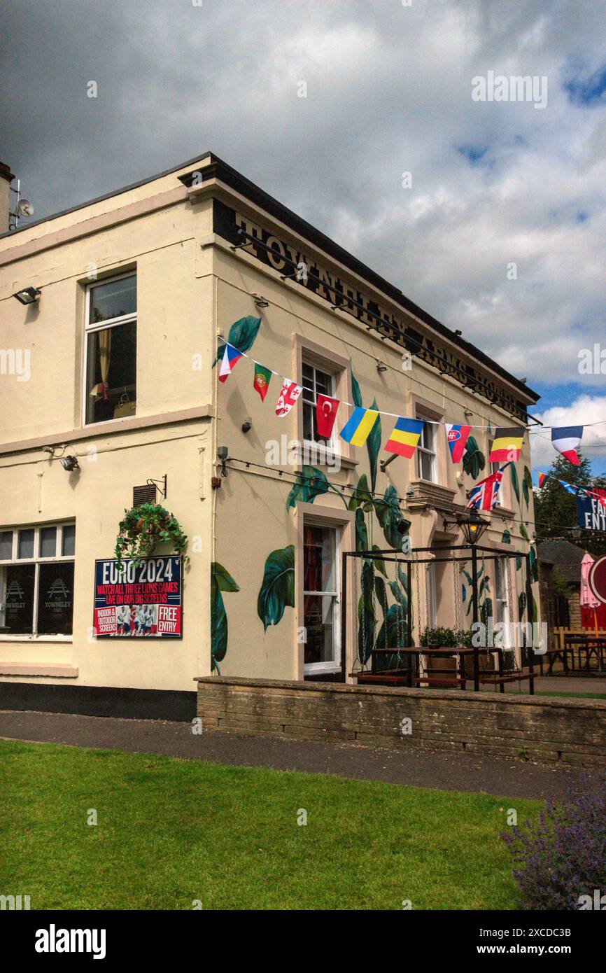 Towneley Arms Hotel. Berry Lane, Longridge. Foto Stock