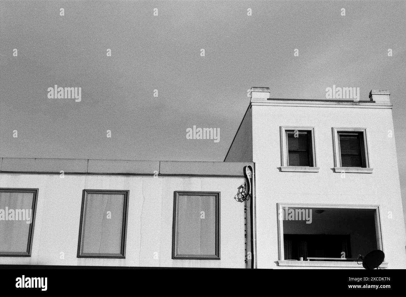 Un'interessante cornice di un edificio simile a un "Person" Shot in Australia, Sydney. Foto Stock