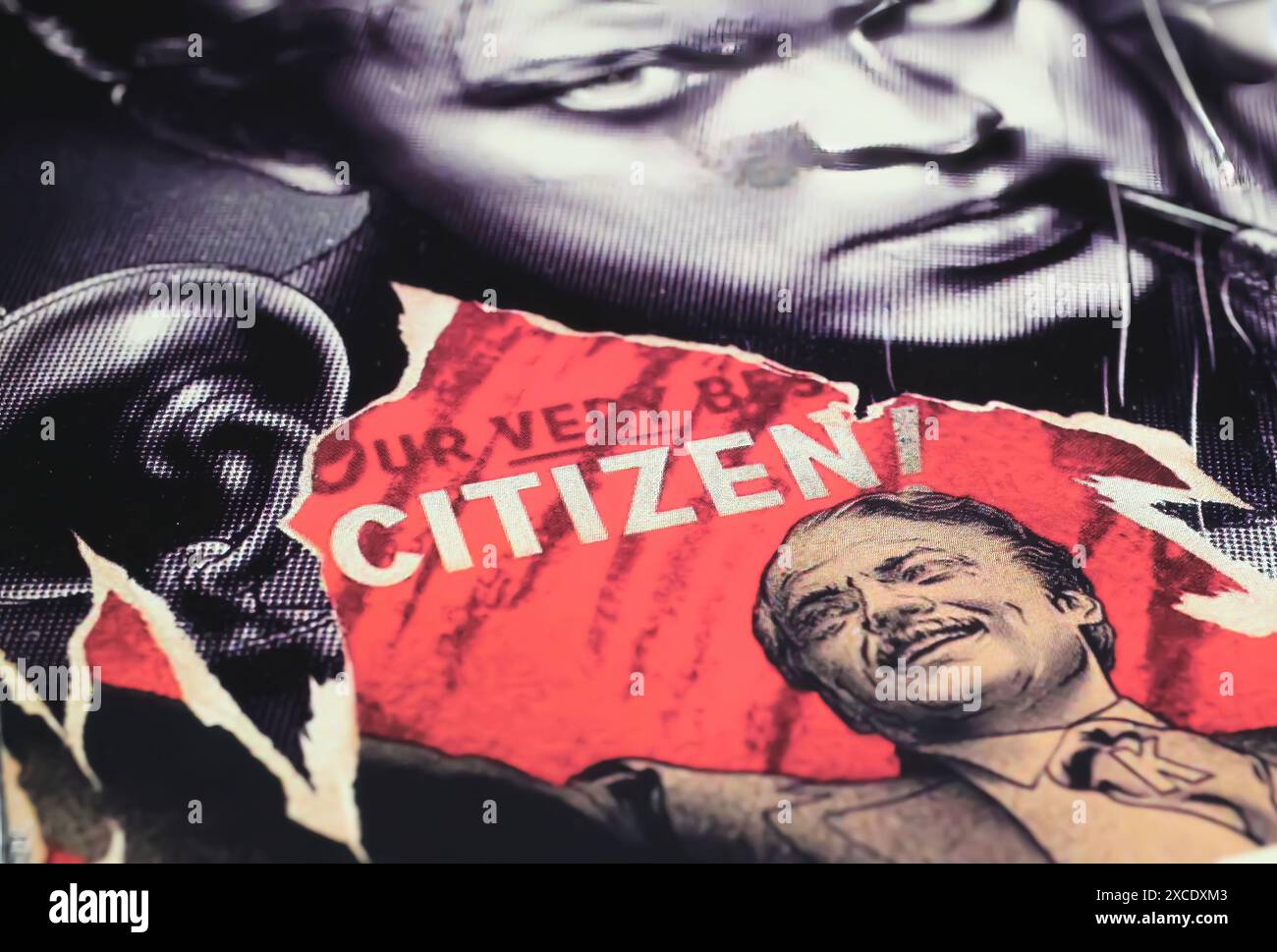Viersen, Germania - 9 maggio. 2024: Dettaglio del poster del film Citizen Kane con Orson Welles del 1941 Foto Stock