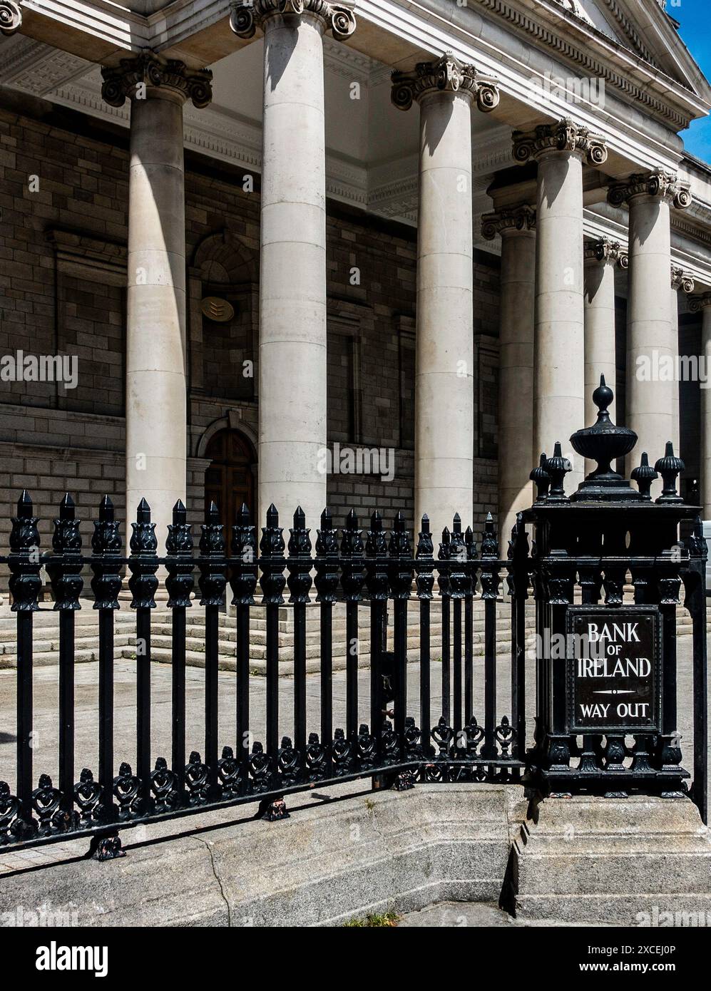 Bank of Ireland, College Green, Dublino, Irlanda. Foto Stock