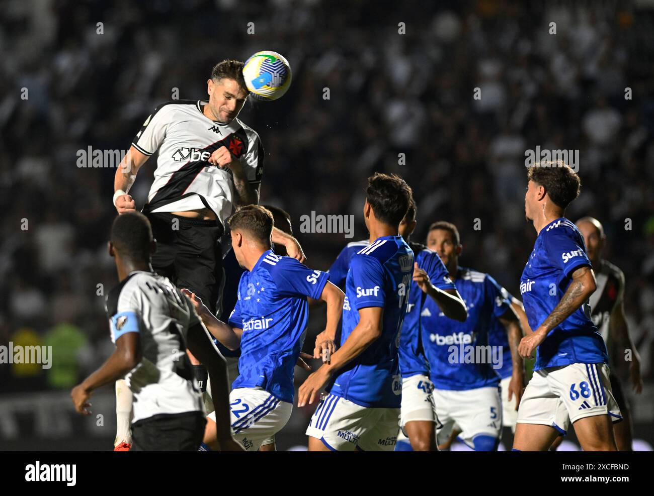 Rio de Janeiro-Brasile, 16 giugno 2024, Campionato brasiliano di calcio, Vasco da Gama e Cruzeiro allo stadio São Januário Foto Stock