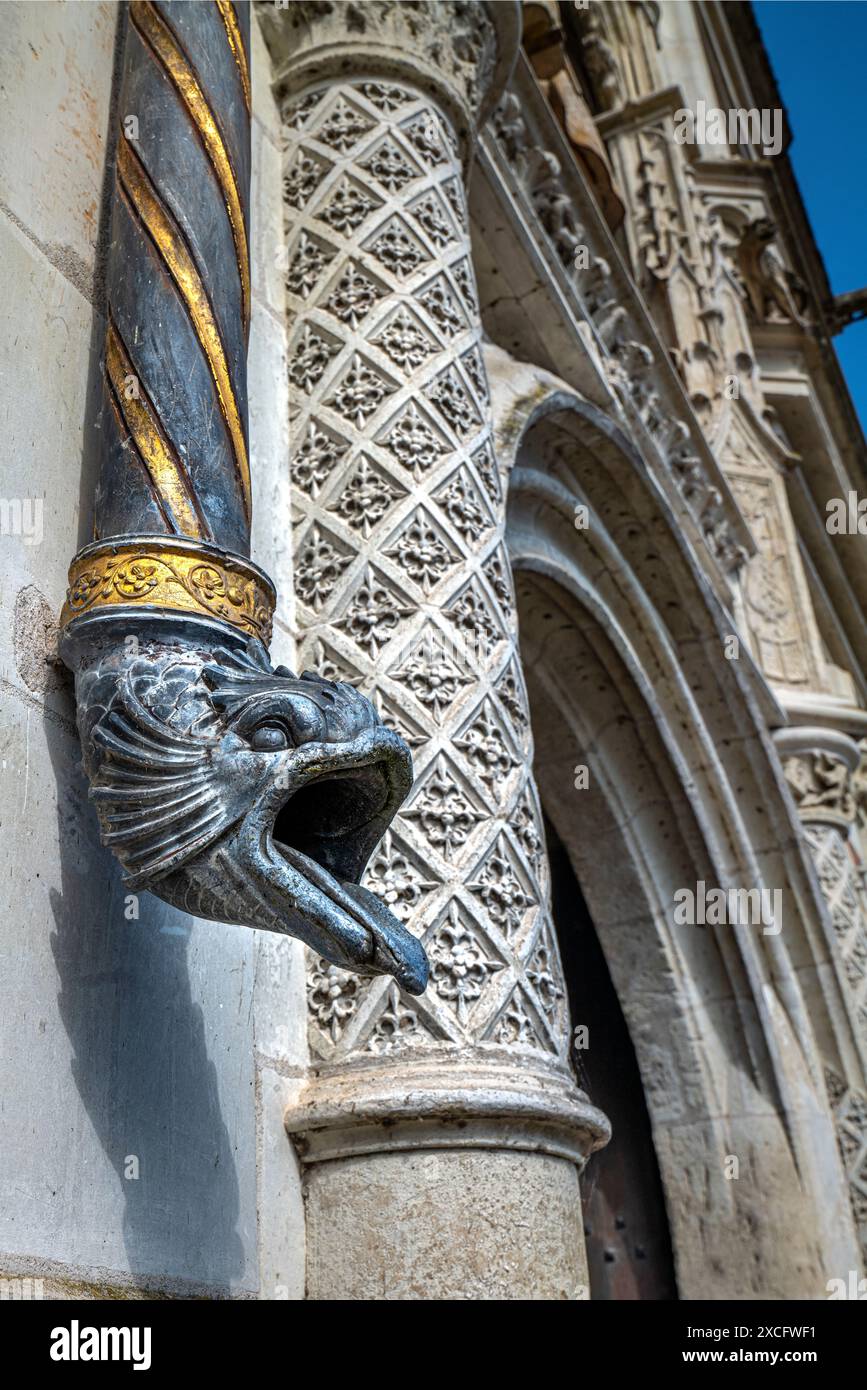 CHATEAU DE BLOIS (9° C, 13° C, 1498-1503 [LOUIS XII] E 1515-1524 [FRANCOIS I]) BLOIS FRANCIA Foto Stock