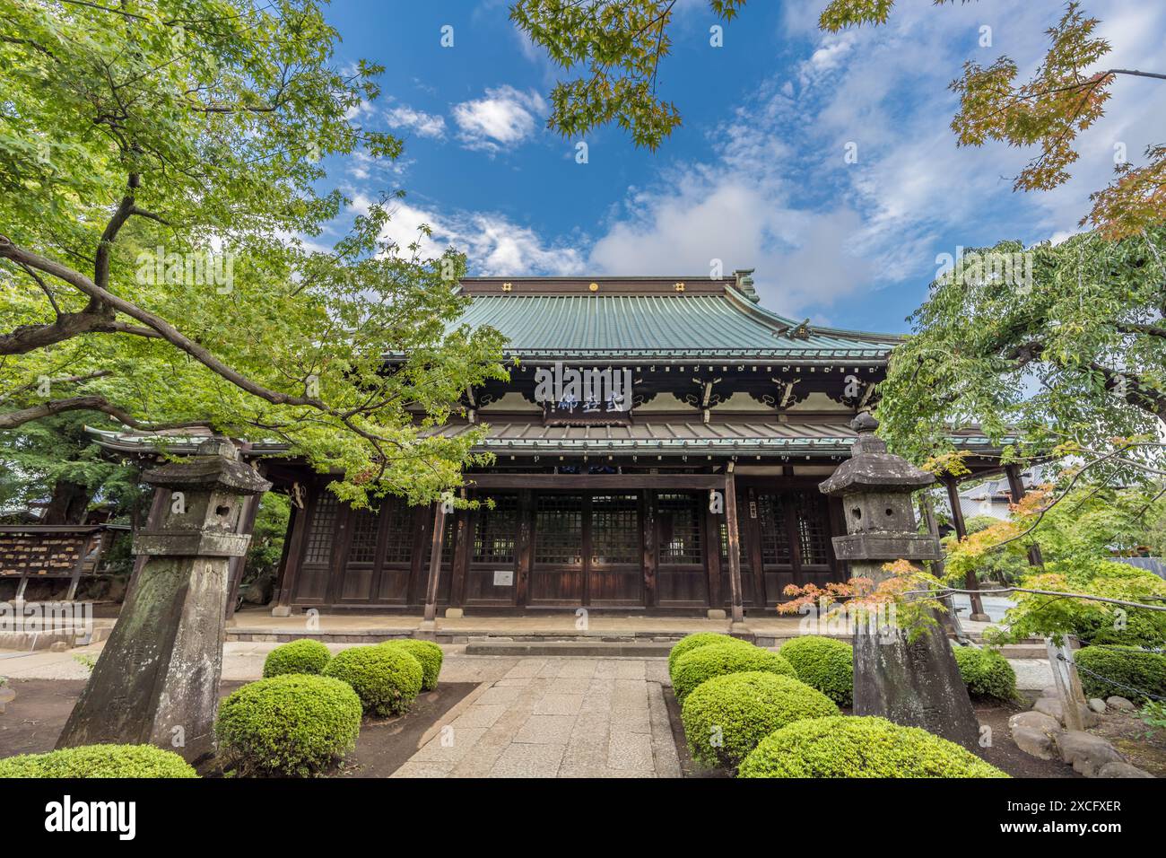 Tokyo, Giappone. 18 agosto 2023: Tempio di Gotoku-ji. Tempio buddista Sōtō Zen situato nel quartiere di Setagaya. Noto anche come tempio dei gatti o santuario dei gatti perché Foto Stock