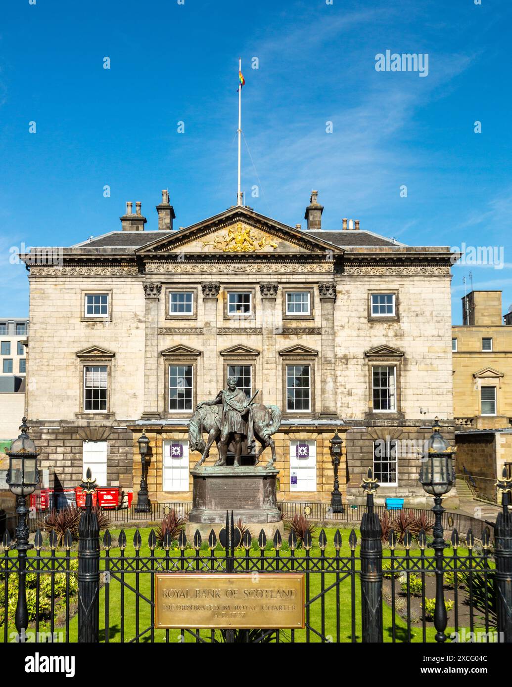 Dundas House è la sede legale della Royal Bank of Scotland Foto Stock