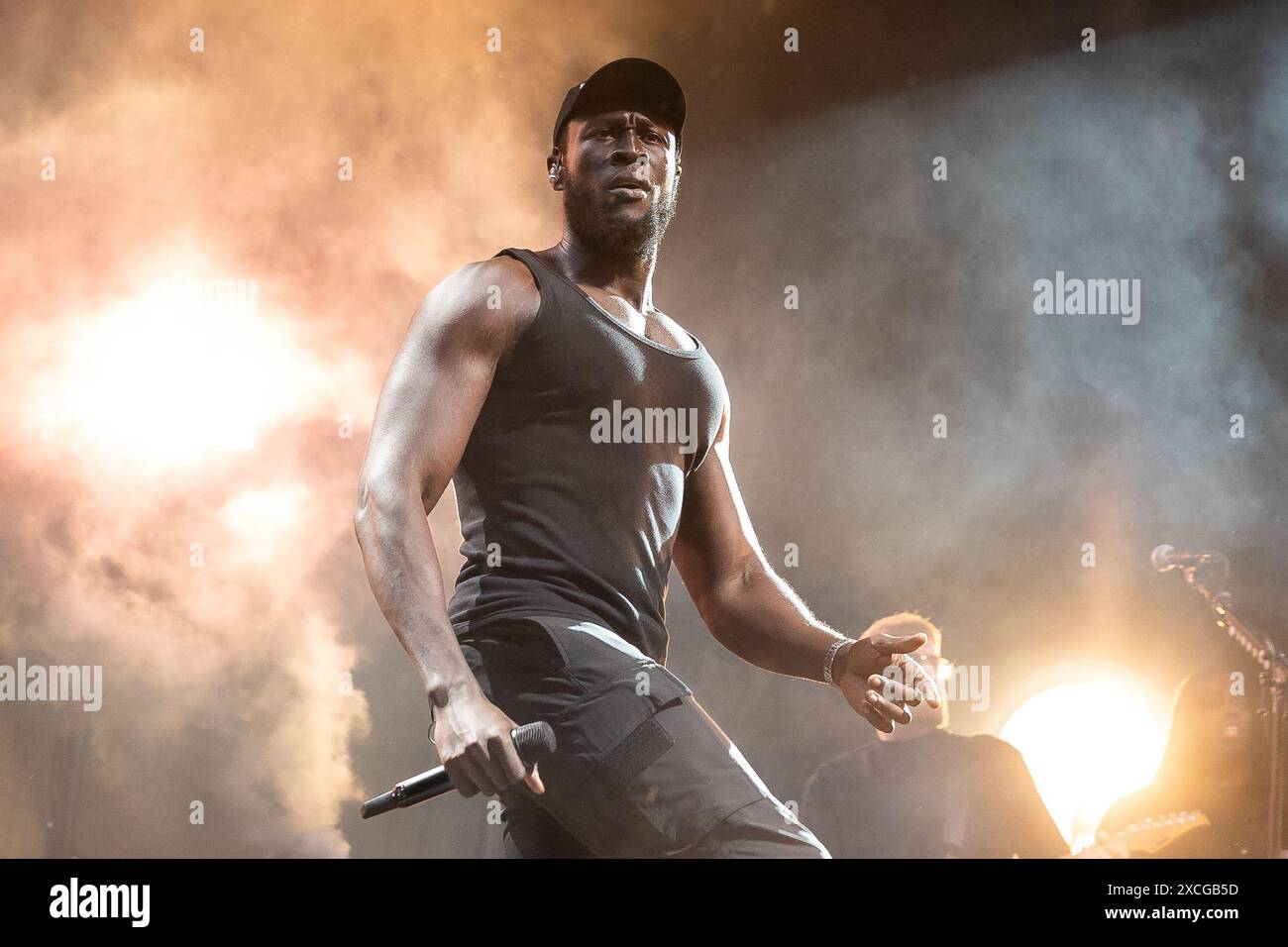 Stormzy si esibisce al PipFest 2024 di Oslo Foto Stock