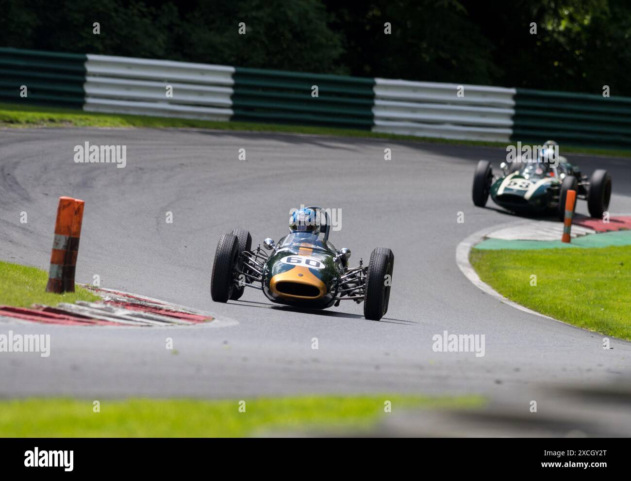 The Vintage Sports Car Club, V.S.C.C. Race Day event, Inghilterra, Regno Unito, giugno 2024. Foto Stock