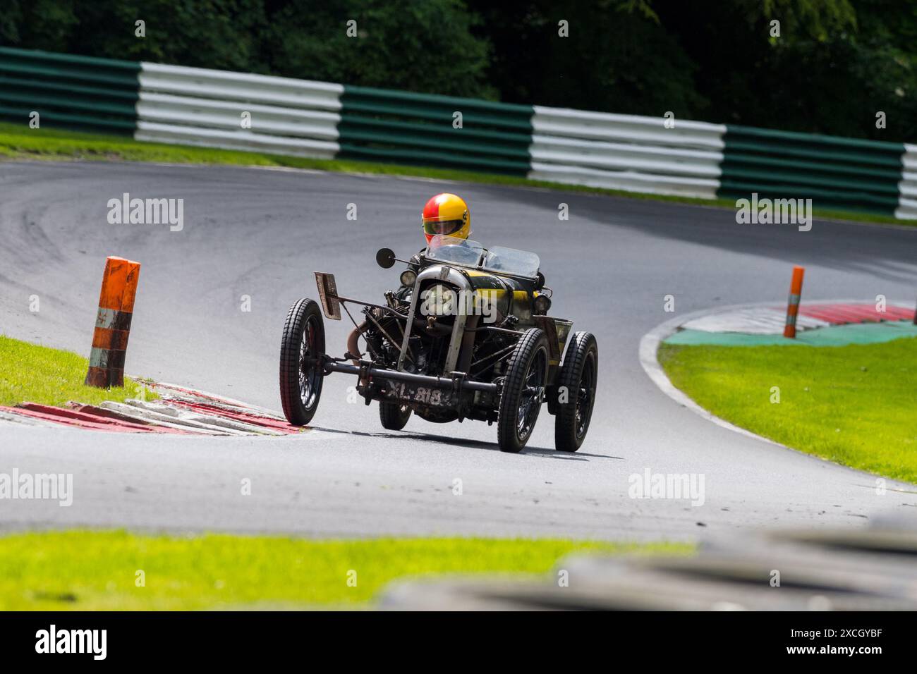 The Vintage Sports Car Club, V.S.C.C. Race Day event, Inghilterra, Regno Unito, giugno 2024. Foto Stock