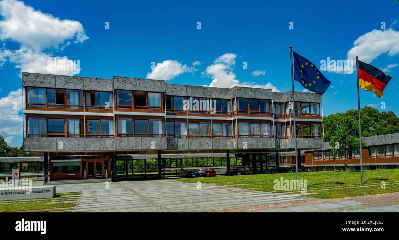 Corte costituzionale federale (Bundesverfassungsgericht) a Karlsruhe. Germania, Baden Württemberg, Europa Foto Stock