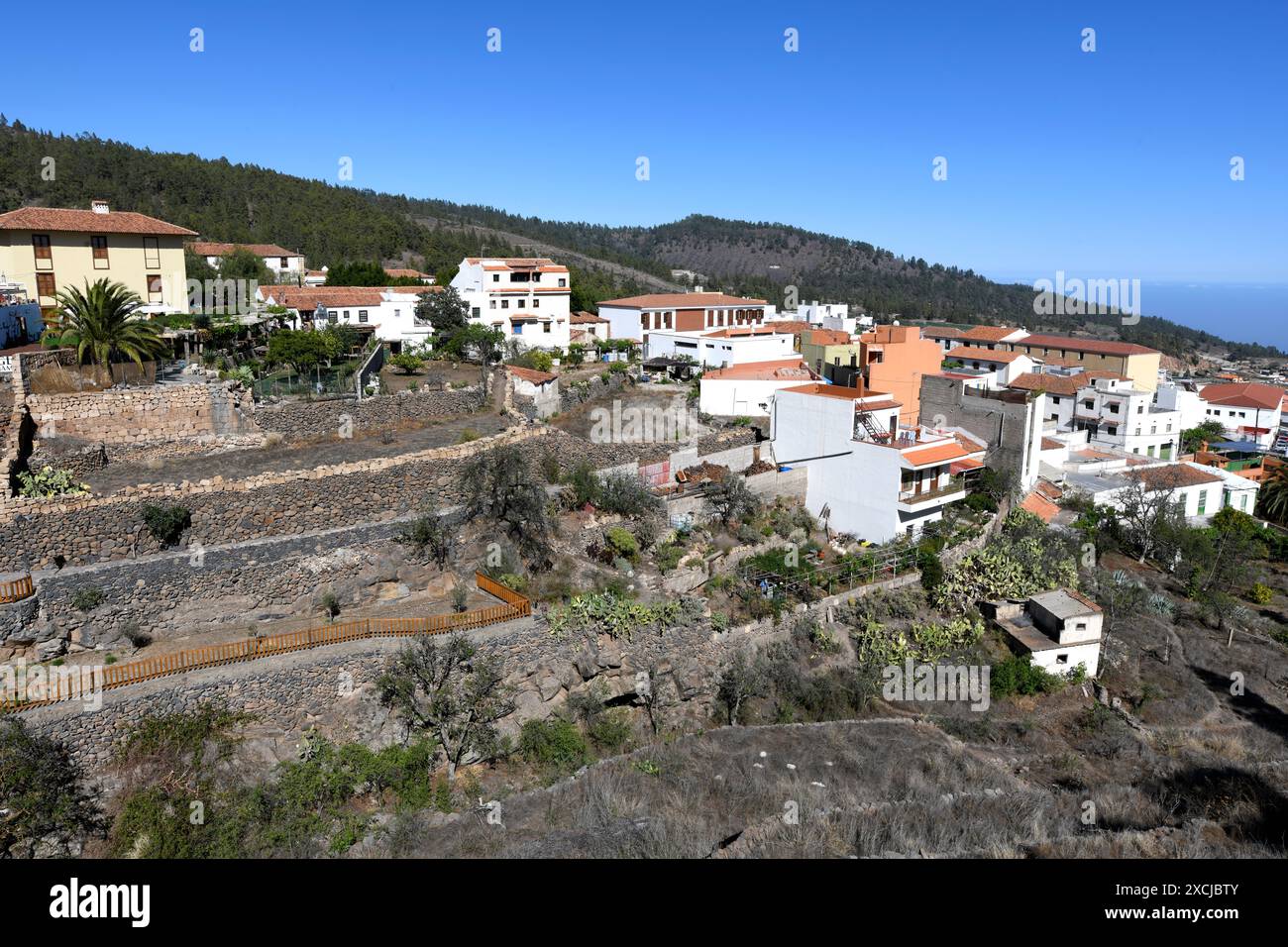 Vilaflor de Chasna. Tenerife, provincia di Santa Cruz de Tenerife, Isole Canarie, Spagna. Foto Stock