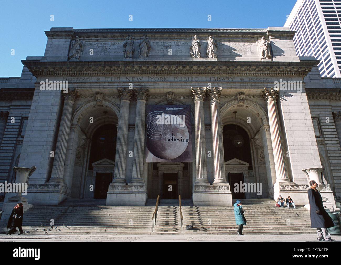 Paesaggi urbani di New York, paesaggi urbani, scene di strada, anno 2000 Foto Stock