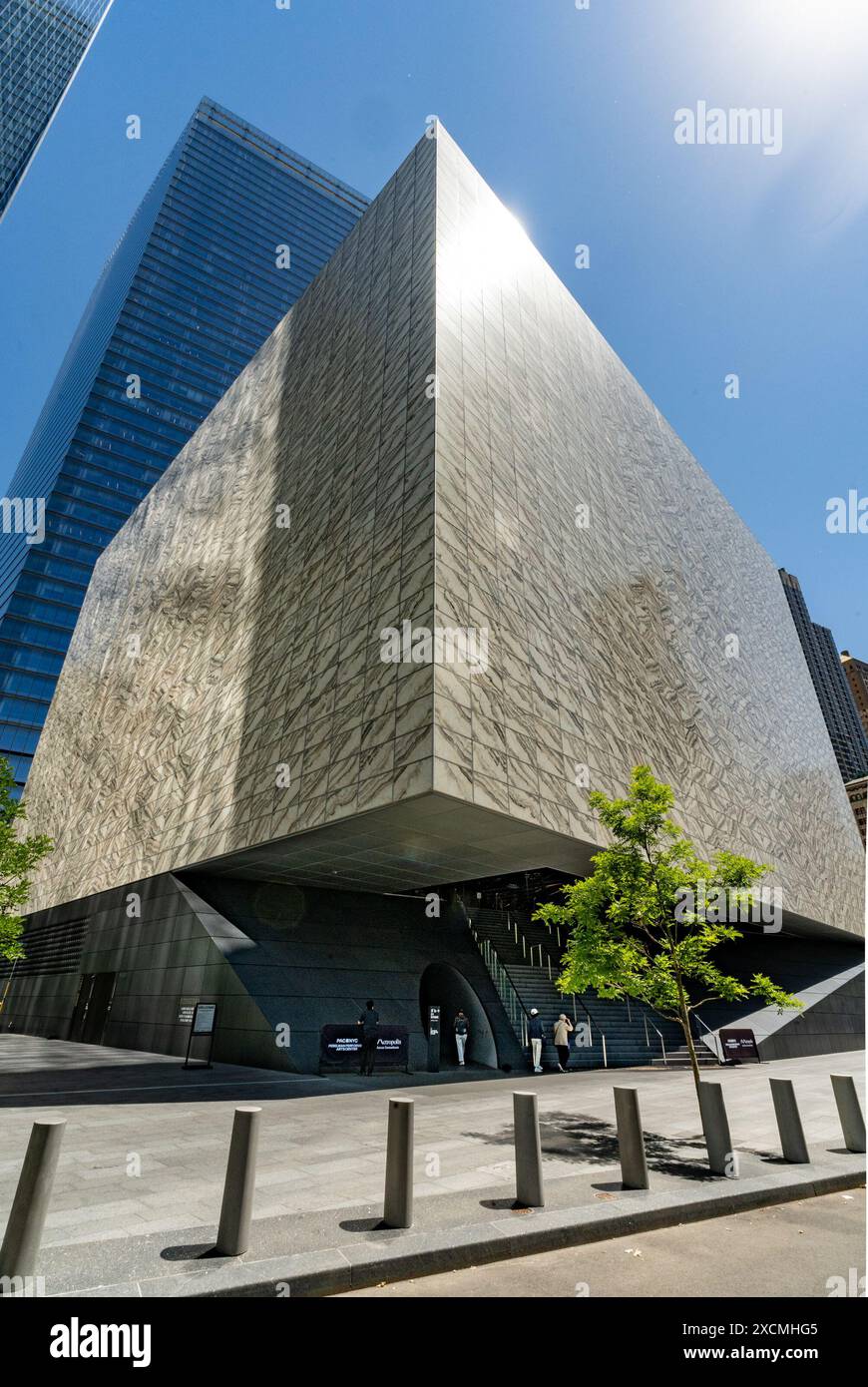 New York, New York – Stati Uniti – 7 giugno 2024 il Perelman Performing Arts Center, un capolavoro moderno, si ispira al suo design elegante e promette un mondo di arti Foto Stock