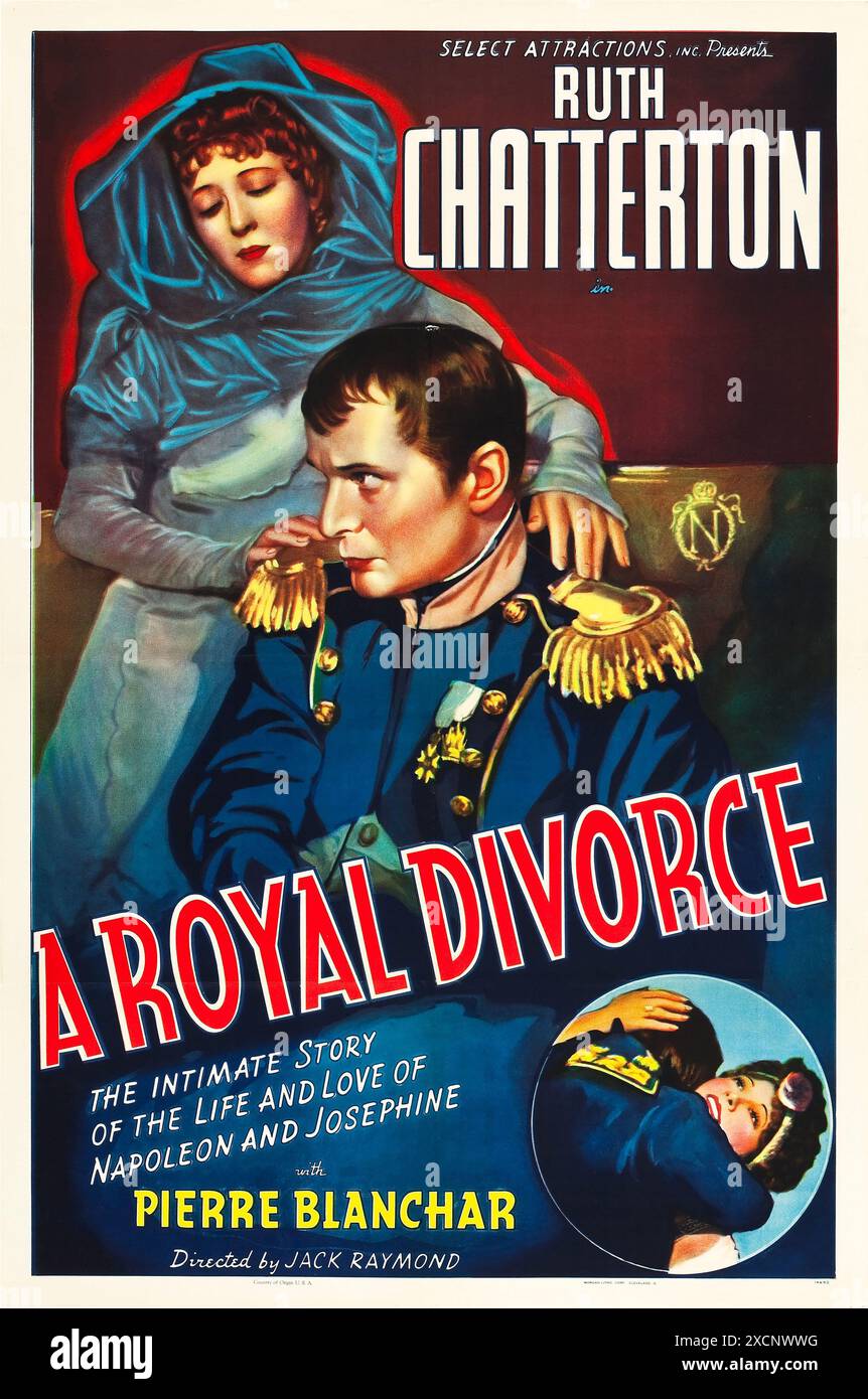 Anno di divorzio reale : 1938 Regno Unito Direttore : Jack Raymond poster americano Foto Stock