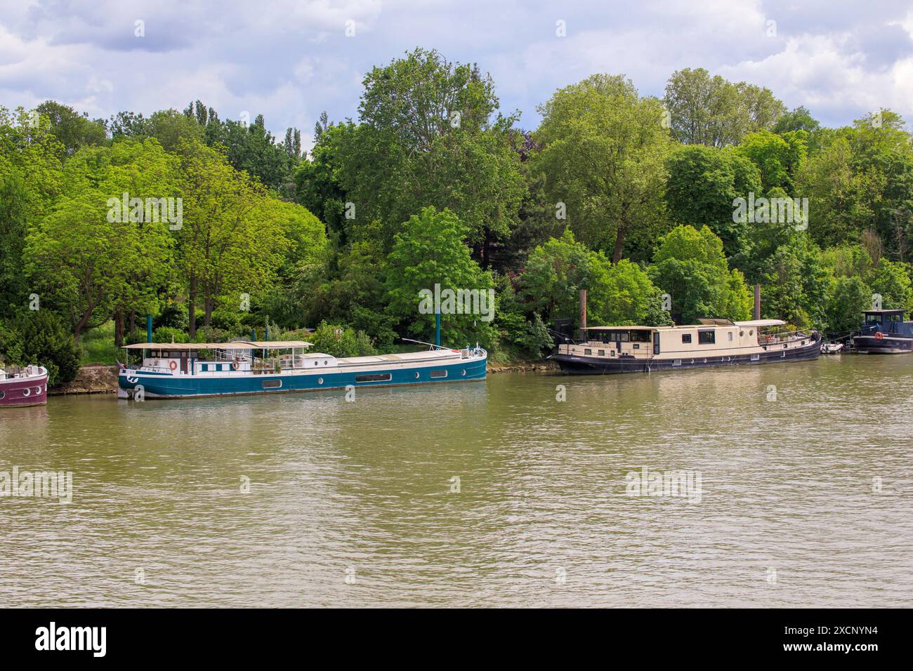 Francia, regione Ile de France, dipartimento Hauts de Seine, Suresnes, Pont de Suresnes Foto Stock