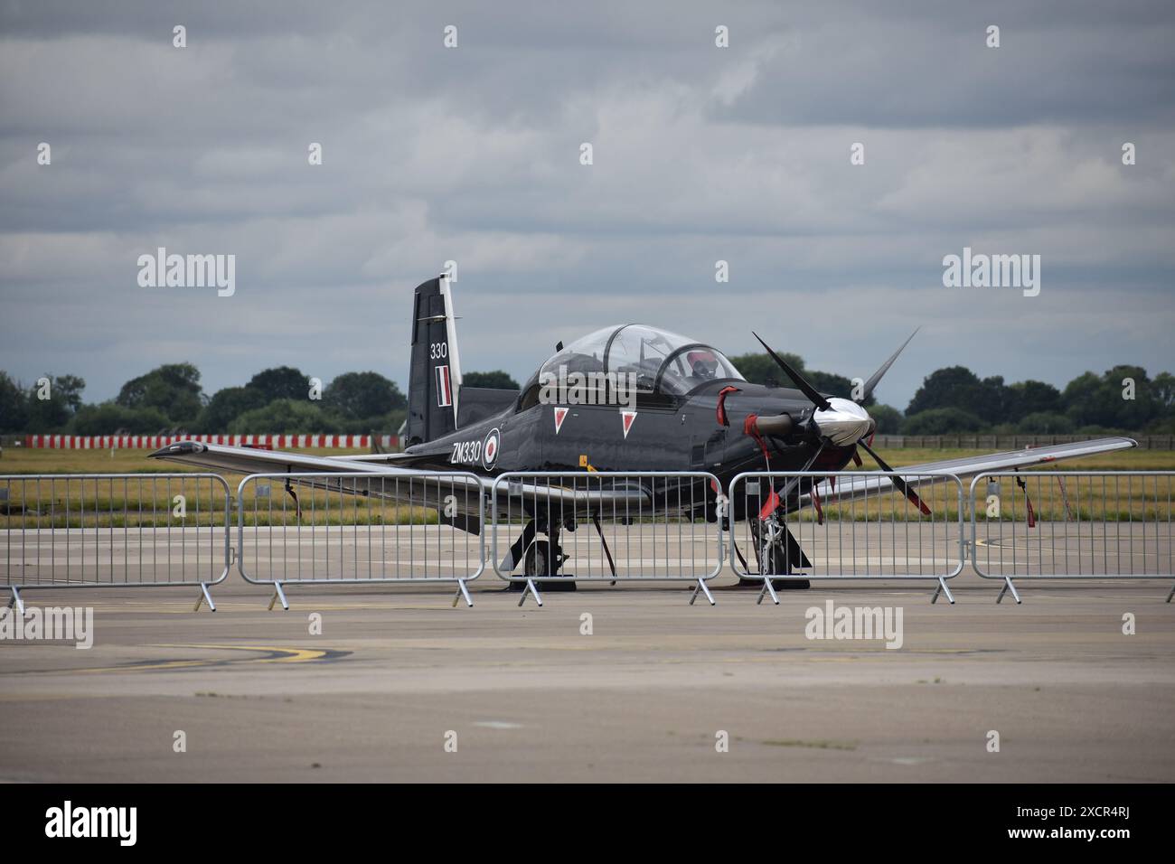 Aerei da addestramento RAF su Taxiway Foto Stock