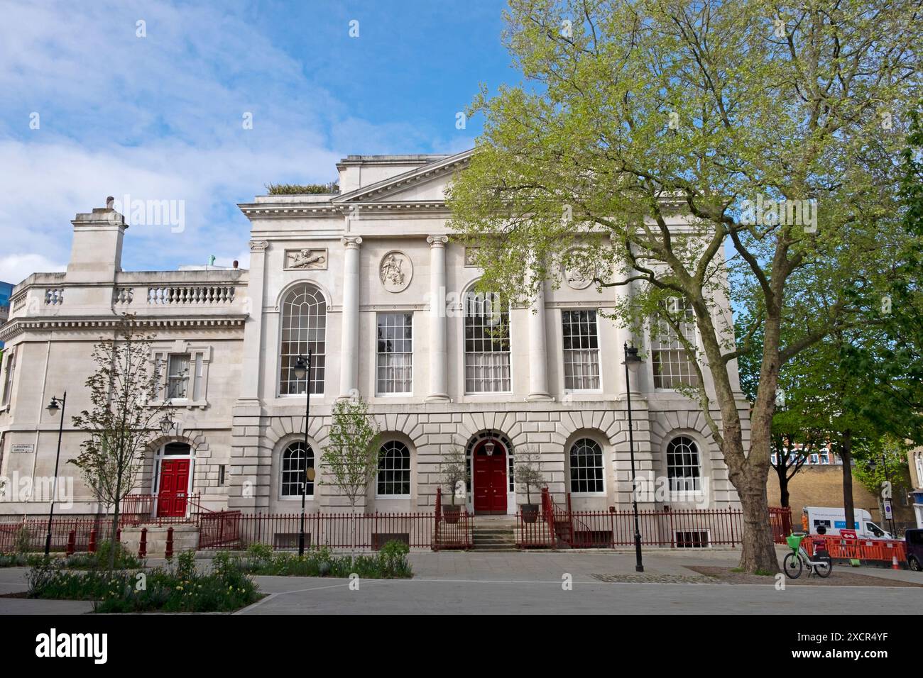 Esterno dell'edificio Old Sessions House Clerkenwell Green Islington Londra Inghilterra Regno Unito KATHY DEWITT Foto Stock