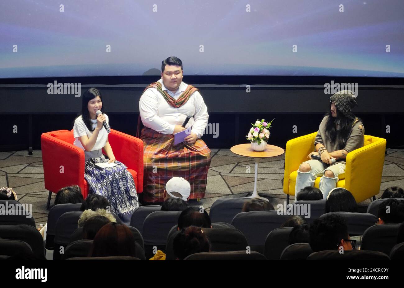 Shanghai, Cina. 18 giugno 2024. Il regista e attore Tongte Thiti Srinual incontrerà i fan al cinema durante il 26° Shanghai International Film Festival a Shanghai, Cina, il 14 giugno 2024. (Foto di Costfoto/NurPhoto) credito: NurPhoto SRL/Alamy Live News Foto Stock