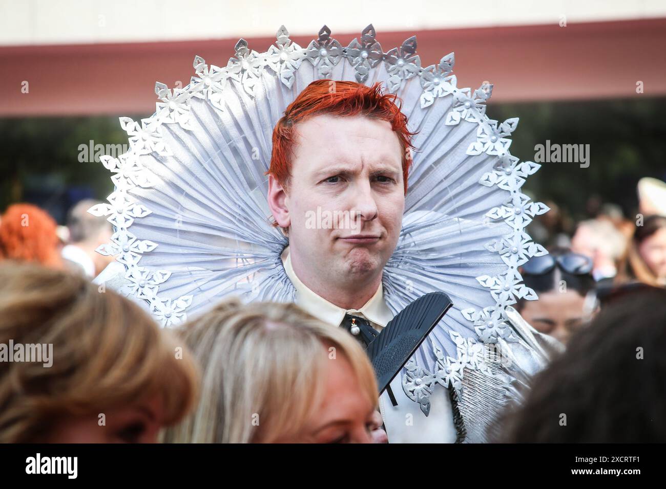 Londra, Regno Unito, 12 maggio 2024. Joe Lycett arriva ai BAFTA Television Awards 2024, Royal Festival Hall, Londra, Regno Unito Foto Stock