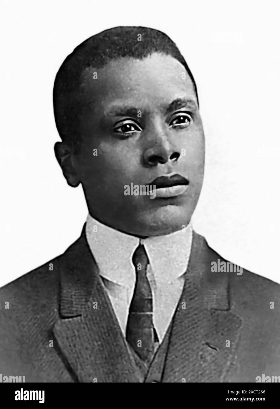 Oscar Micheaux. Ritratto del regista e autore americano, Oscar Devereaux Micheaux (1884-1951), c. 1913 Foto Stock