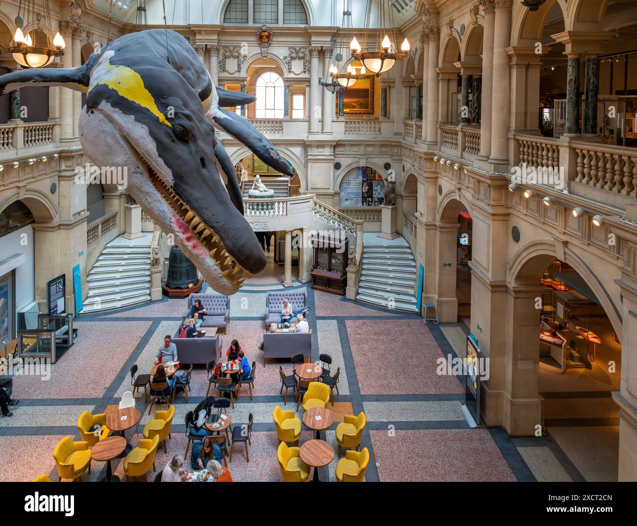 Interno del Bristol Museum and Art Gallery, Queens Road, Clifton, Bristol, Inghilterra, REGNO UNITO Foto Stock