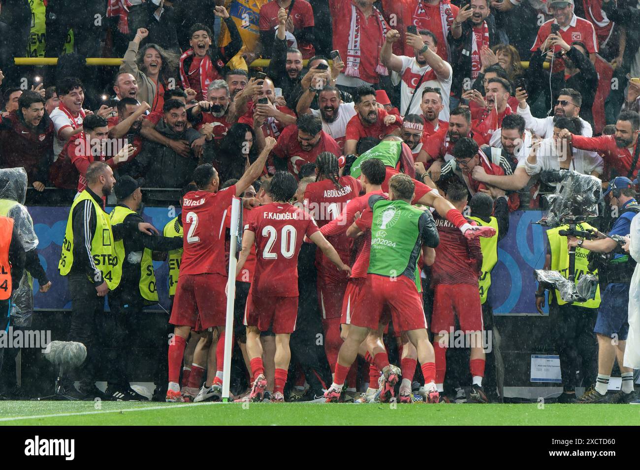 Dortmund, Germania. 18 giugno 2024. Turkiye vs Georgia, UEFA European Football Championship a Dortmund, Germania, 18 giugno 2024 credito: Agenzia fotografica indipendente/Alamy Live News Foto Stock