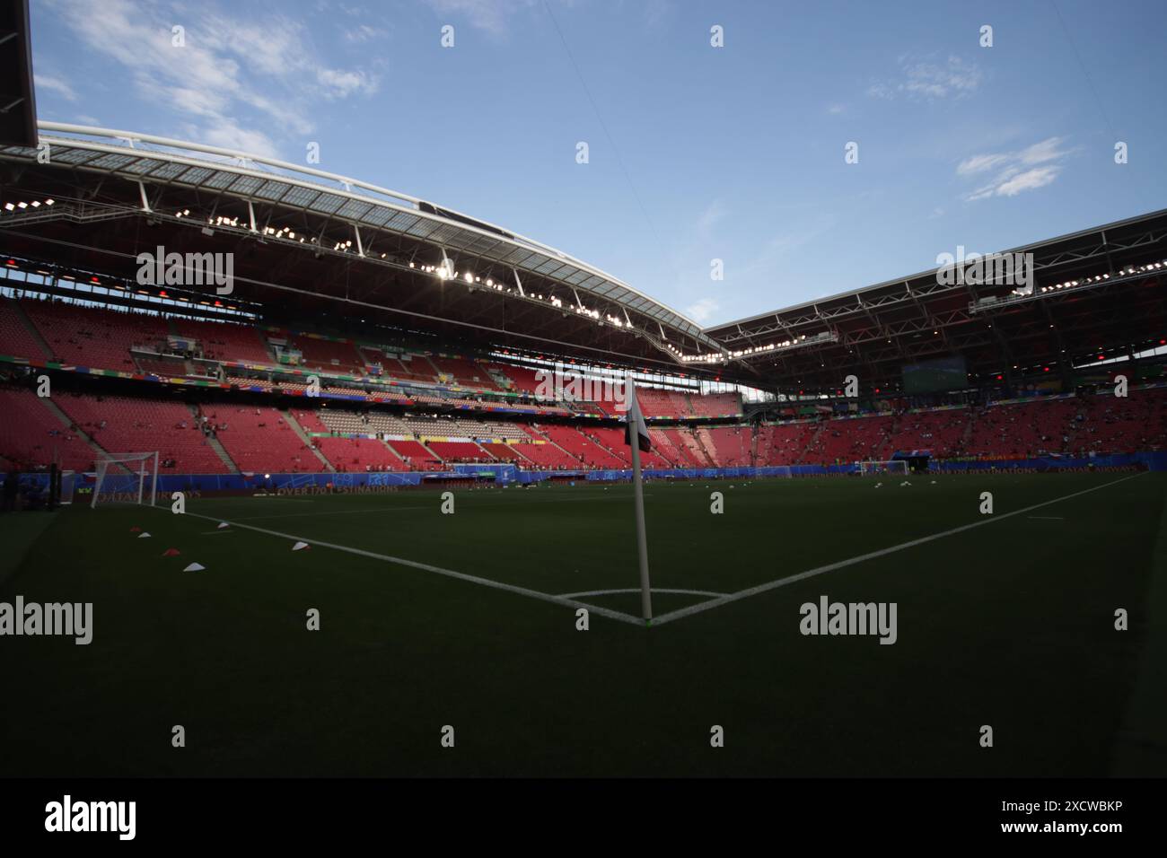 Lipsia, Germania, 18 giugno 2024. Red Bull Lepzig Stadium durante la partita tra Portogallo e Cechia. UEFA Euro 2024 Germania. Gruppo F. credito: Fabideciria/Alamy Live News Foto Stock