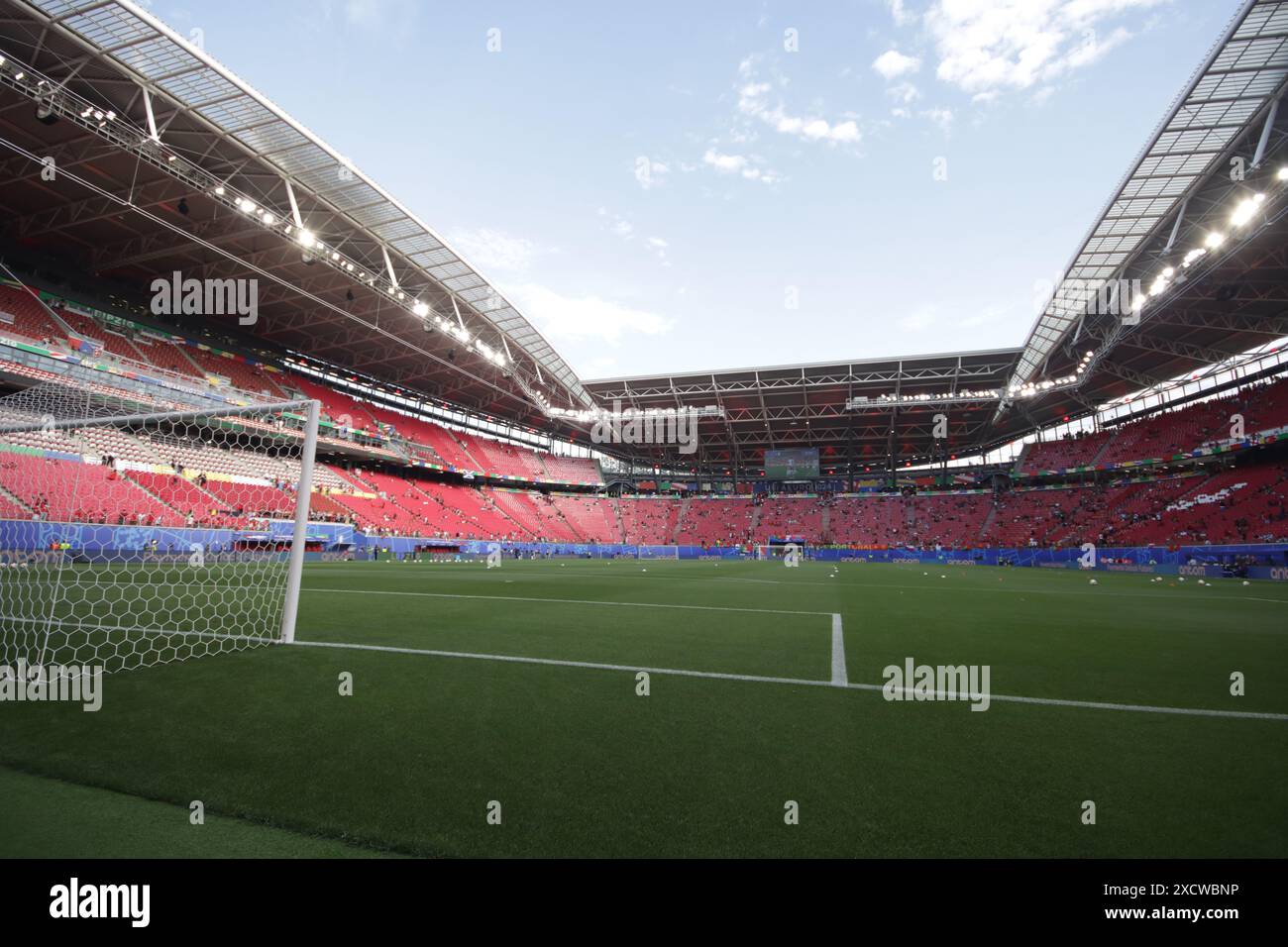 Lipsia, Germania, 18 giugno 2024. Red Bull Lepzig Stadium durante la partita tra Portogallo e Cechia. UEFA Euro 2024 Germania. Gruppo F. credito: Fabideciria/Alamy Live News Foto Stock