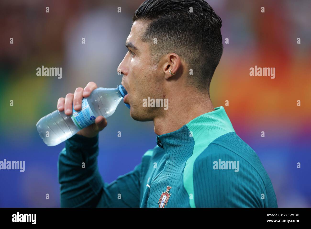 Lipsia, Germania, 18 giugno 2024. Cristiano Ronaldo durante la partita tra Portogallo e Cechia. UEFA Euro 2024 Germania. Gruppo F. credito: Fabideciria/Alamy Live News Foto Stock