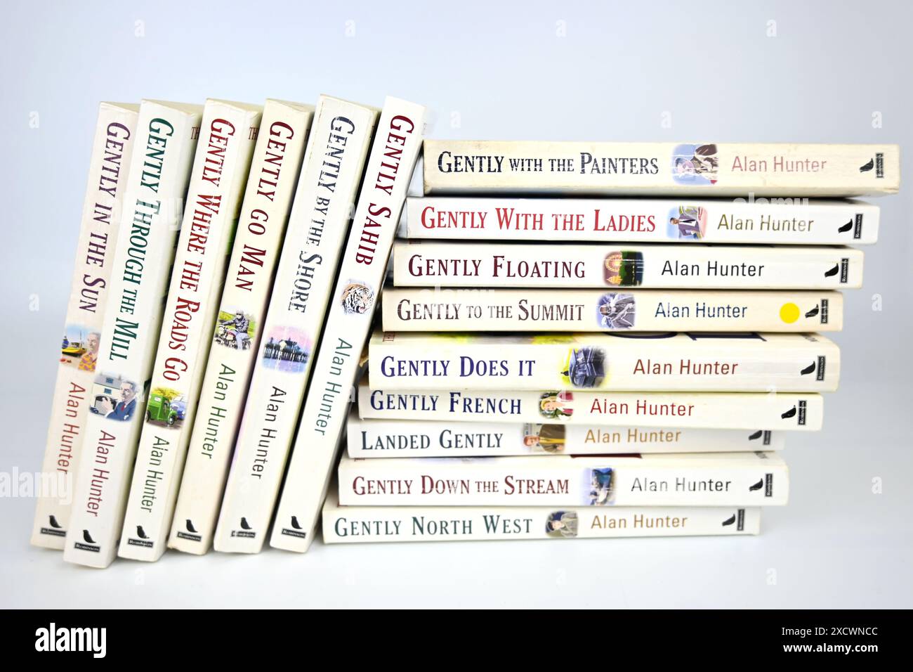 Ispettore George Gently serie di libri di Alan Hunter – Galles, Regno Unito – 15 giugno 2024 Foto Stock