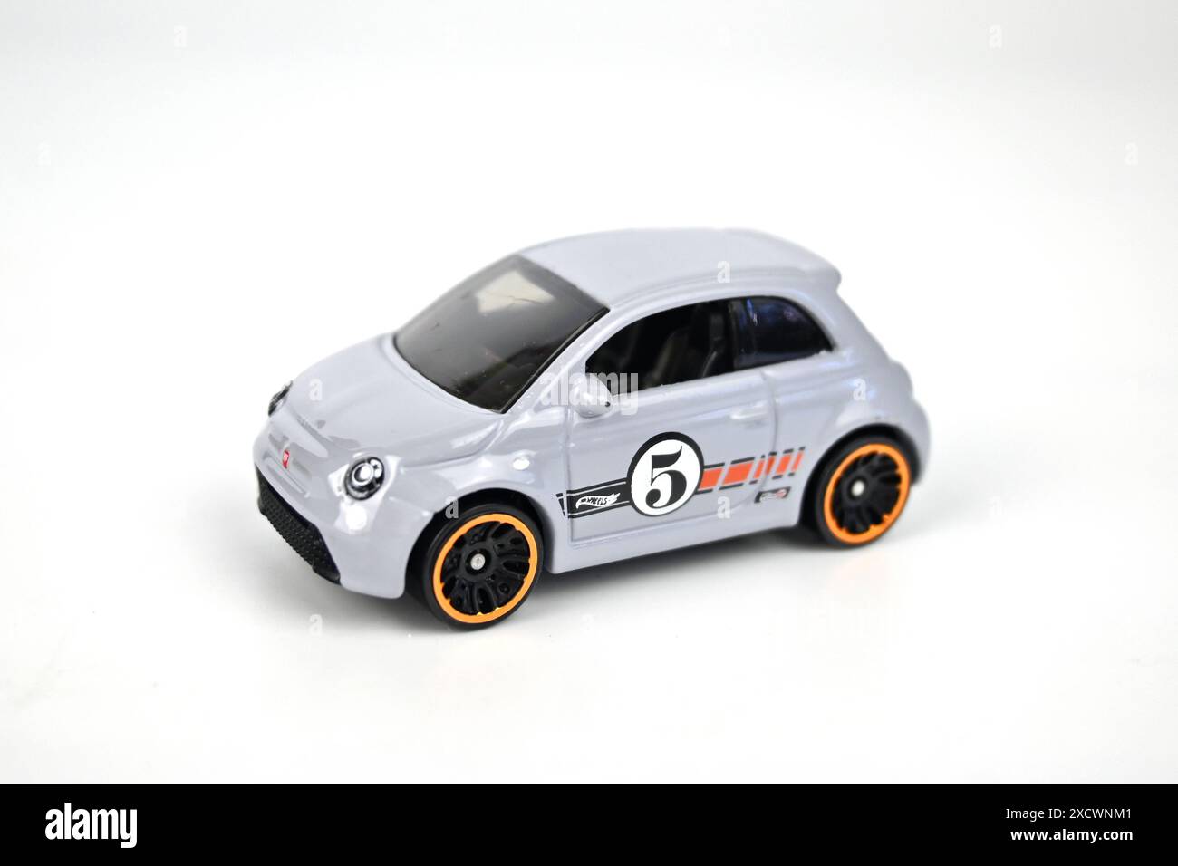 Hot Wheels Fiat 500e – Galles, Regno Unito – 15 giugno 2024 Foto Stock