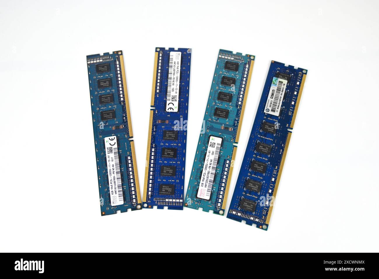 Computer RAM (Dynamic Random-Access Memory) – Galles, Regno Unito – 15 giugno 2024 Foto Stock