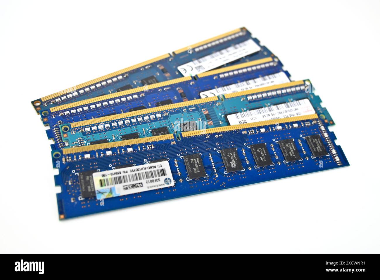 PC RAM (Dynamic Random-Access Memory) – Galles, Regno Unito – 15 giugno 2024 Foto Stock