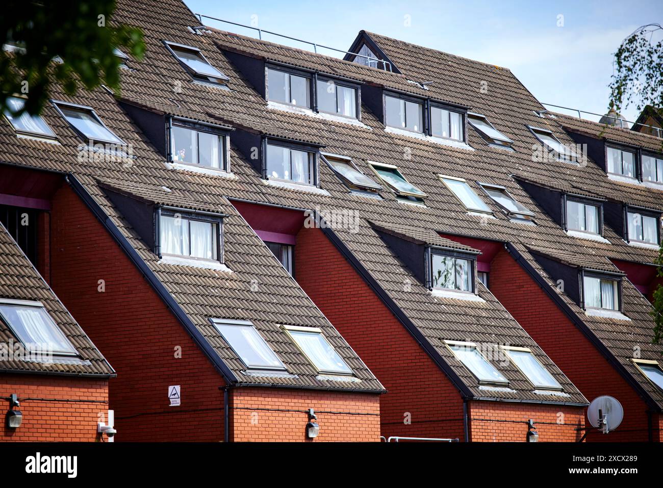 Il Whitworth Park Residence "The Toblerones" è una sistemazione per studenti a Manchester Foto Stock