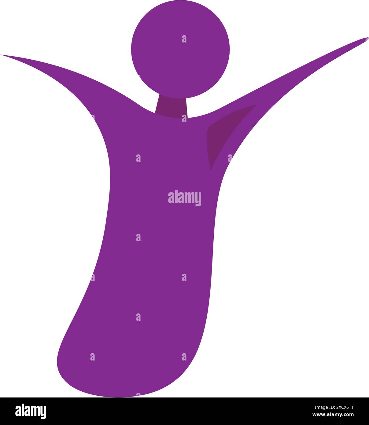 Un'illustrazione di un'icona di demenza, che rappresenta la consapevolezza e il supporto per la salute cognitiva e la perdita di memoria, con un design chiaro e sensibile Illustrazione Vettoriale