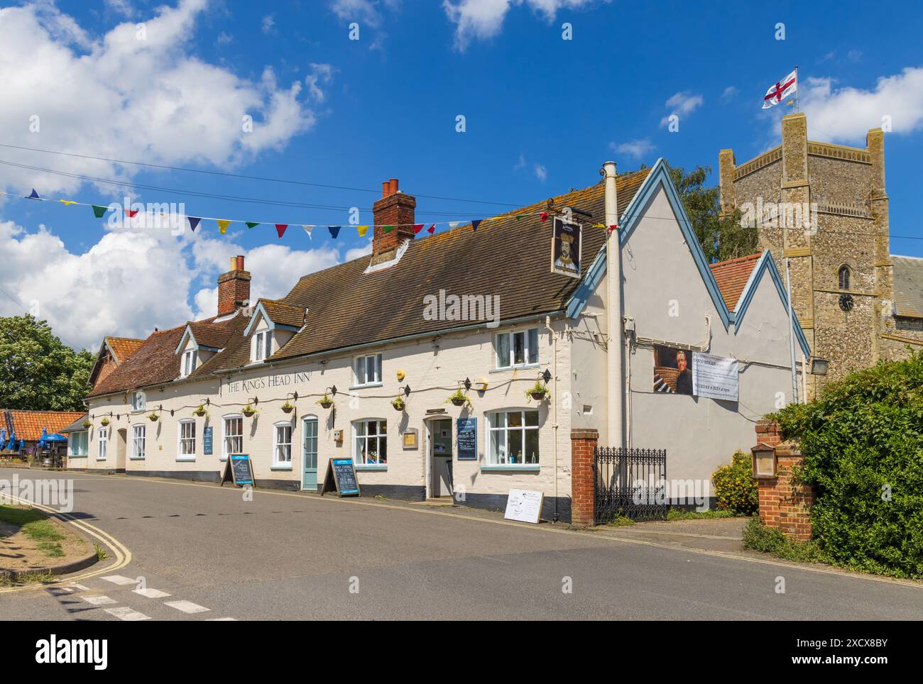 Il King's Head Inn Public House a Orford, Suffolk. REGNO UNITO Foto Stock