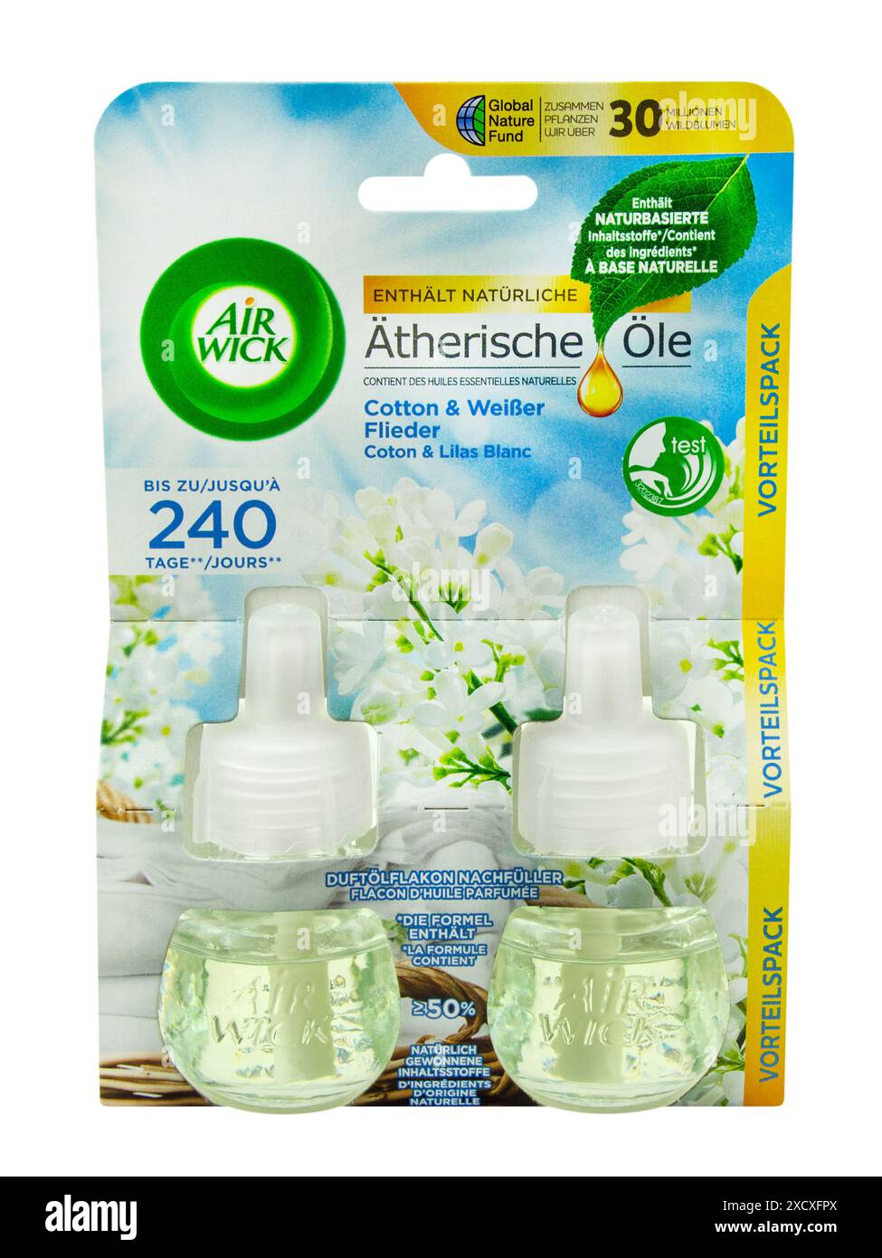 Amburgo, Germania - ottobre 27 2023: Olio essenziale profumo Airwick tedesco Foto Stock