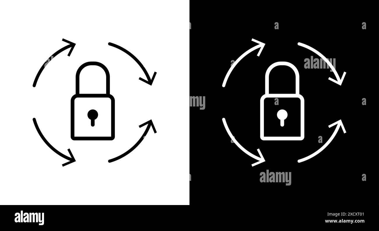 Icona di reimpostazione della password per Web, interfaccia utente e app mobili. Simbolo del simbolo dell'icona di reimpostazione della password. Illustrazione Vettoriale Icona di reimpostazione della password per Web, interfaccia utente e app mobili. Simbolo del simbolo dell'icona di reimpostazione della password. Illustrazione Vettoriale
