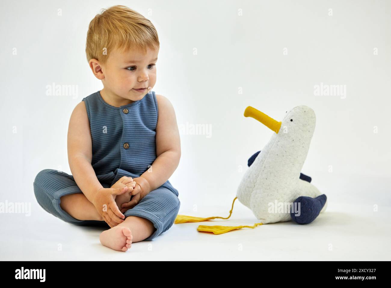 Bambino 1-2 anni, Baby, Accessori Sailor, Studio fotografico Foto Stock