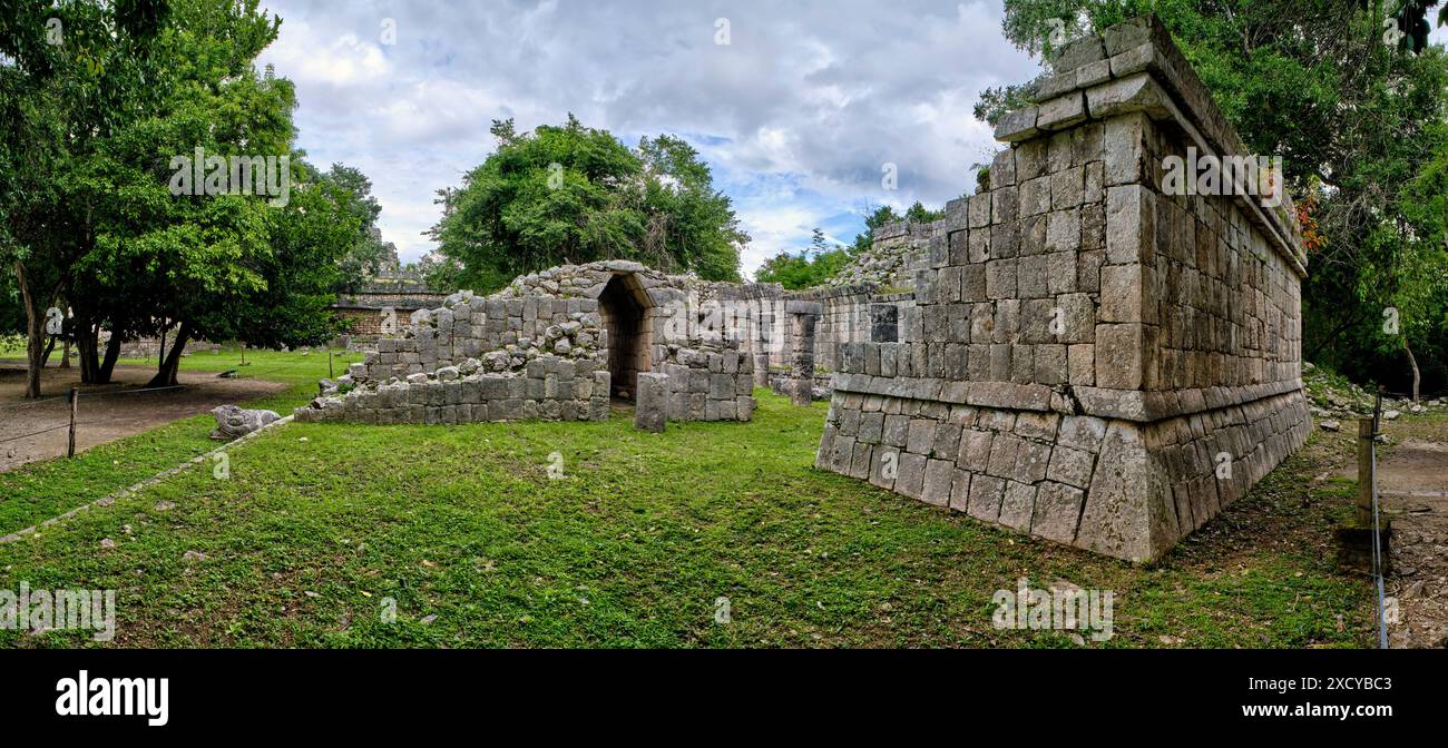 Antiche rovine di Chichen Itza, Yucatan, Messico Foto Stock