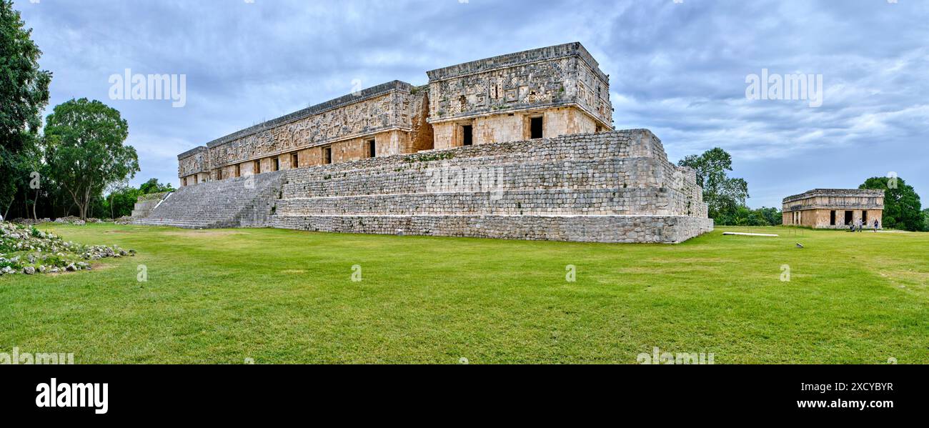 Palazzo dei governatori, Uxmal, Yucatan, Messico Foto Stock