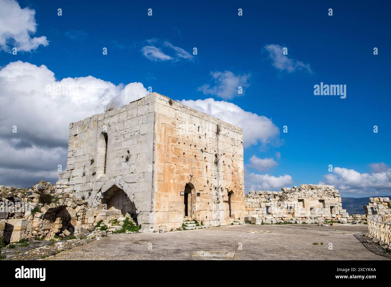 Siria, Krak des Chevaliers Foto Stock