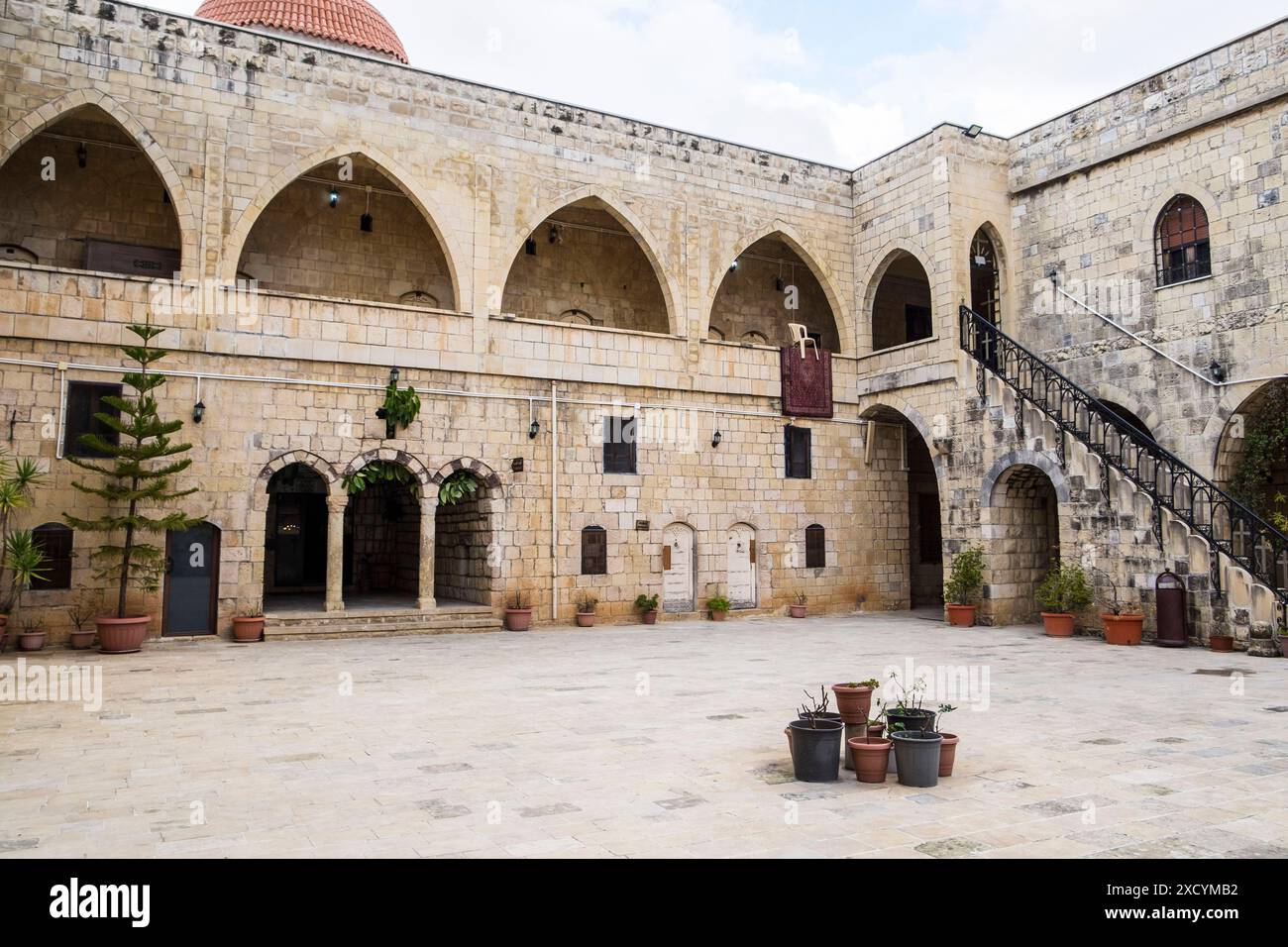 Siria, Almishtaya, monastero di San Giorgio Foto Stock