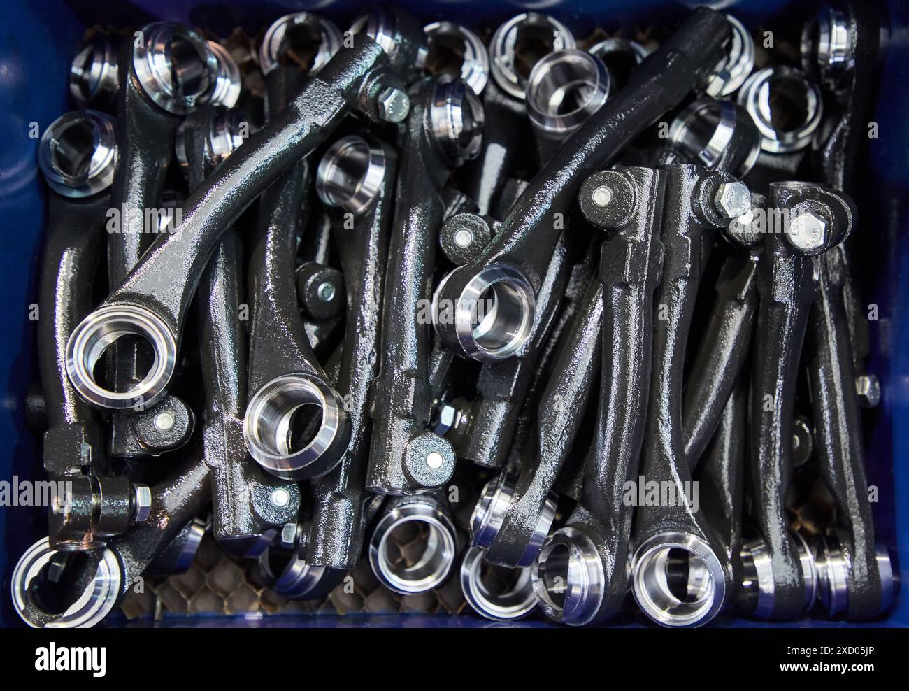 Parti di autoveicoli, industria metallurgica, Gipuzkoa, Paesi Baschi, Spagna, Europa Foto Stock